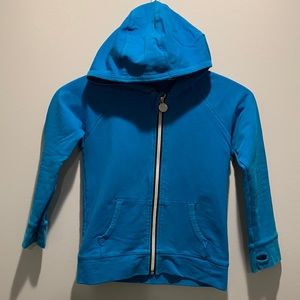 Peekaboo Beans zipper pockets hoodie. Size 5.